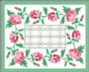 Розы на подушке - 8 цв., 179х145 ст. Verena 3/93