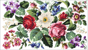 "Викторианские цветы". 47 цв. 243х140 ст. (13,5 кб.)