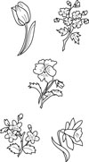 Цветы (5 мотивов)